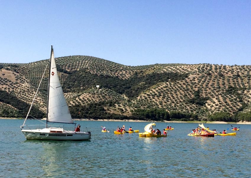 HIDROPEDALES 2 - GUIA TA CORDOBA - CAMPING VALDEARENAS