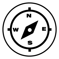 logo empresas de orientación en la naturaleza