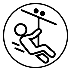 Icono para parques de aventura