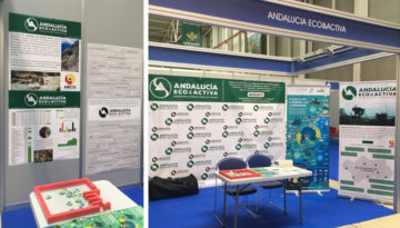Stand Andalucía Eco&Activa en Tierra Adentro Jaén
