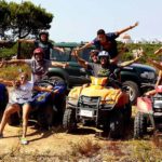 Grupo de quads en Huelva con Aventura Rumbo Sur