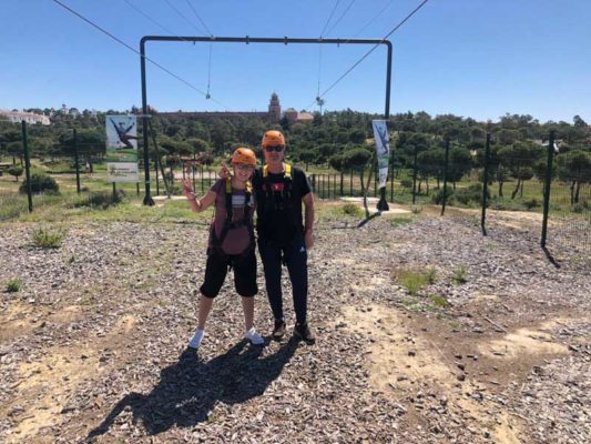 Visitantes en instalaciones Andévalo