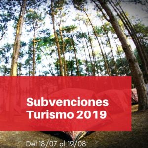 Subvenciones Turismo 2019